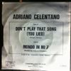 Celentano Adriano -- Don't Play That Song / Mondo In Mi 7 (1)