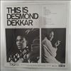 Dekker Desmond -- This Is Dekker Desmond (2)