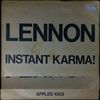Lennon John & Yoko Ono -- Instant Karma - Who Has Seen The Wind? (1)