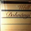 Weill Kurt -- Dohnanyi (1)