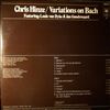Hinze Chris Featuring Van Dyke Louis & Goudswaard Jan -- Variations On Bach (1)