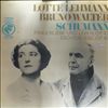 Lehmann Lotte/Walter Bruno -- Schumann: Frauenliebe und leben; Dichterliebe (1)