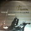 Gitlis Ivry -- Paganini N. - Violin Concertos No.1 and No.2 (1)