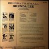 Lee Brenda -- Brenda, That's All (2)