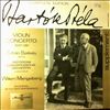 Zoltan Szekely/Amsterdam Concertgebouw Orchestra (dir. Mengelberg W.) -- Bartok - Violin Concerto (1937-38) (1)