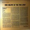 Dolphy Eric -- At The Five Spot, Volume 1 (1)