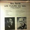 Ferre Leo -- Baudelaire Charles - Les Fleurs Du Mal Chantees Par Ferre Leo (1)