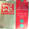 Talk Talk -- Such A Shame (US Mix) / It's My Life (US Mix) (1)