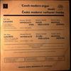Various Artists -- Czech Modern Organ Music (Ceska Moderni Varhanni Tvorba) (1)