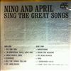 Nino Tempo & April Stevens -- Nino And April Sing The Great Songs (1)