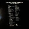 Peterson Oscar/ Pass Joe -- Peterson Oscar et Pass Joe A La Salle Pleyel (2)
