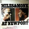Davis Miles Sextet, Monk Thelonious Quartet -- Miles & Monk At Newport (2)