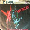 F.R. David (F-R David) -- Words/ When The Sun Goes Down (1)