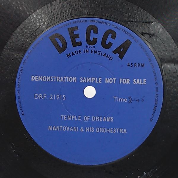 Mantovani and His Orchestra — Temple Of Dreams