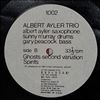 Ayler Albert Trio -- Spiritual Unity (2)