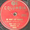 Faith Percy and His Orchestra -- Tropical Merengue / We Won't Say Goodbye (2)