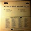 Allen Rex -- Allen Rex Sings Western Ballads (1)