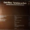 Hinze Chris Featuring Van Dyke Louis & Goudswaard Jan -- Variations On Bach (1)