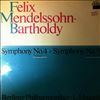 Berliner Philharmoniker (cond. Maazel Lorin) -- Mendelssohn - Symphony no. 4 "Italian", symphony no. 5 "Reformation" (2)